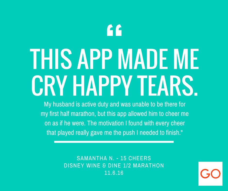 App testimonial: made me cry happy tears