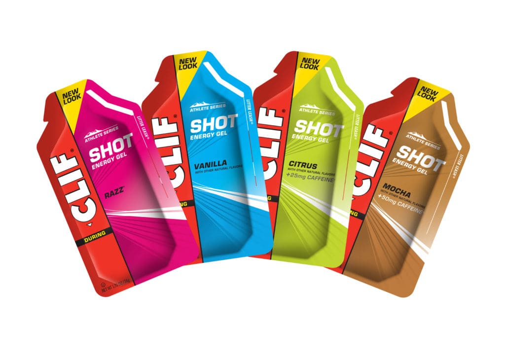 Assorted CLIF Shot energy gel packets