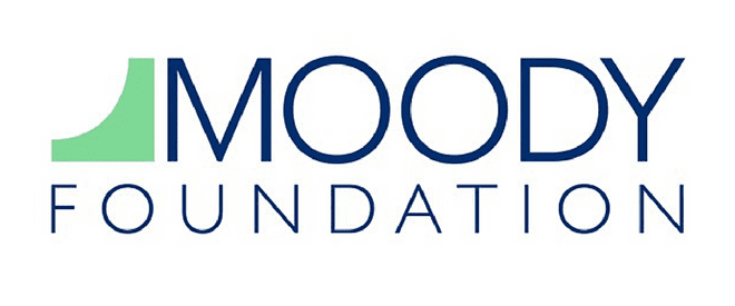 The Moody Foundation logo. The Moody Foundation logo.