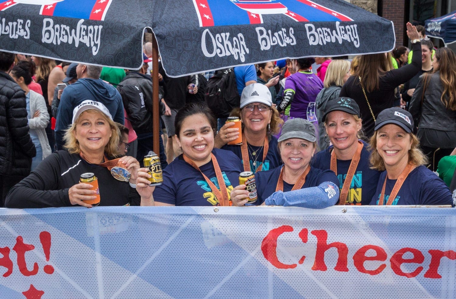 beer garden: perks of the 2019 Austin Marathon