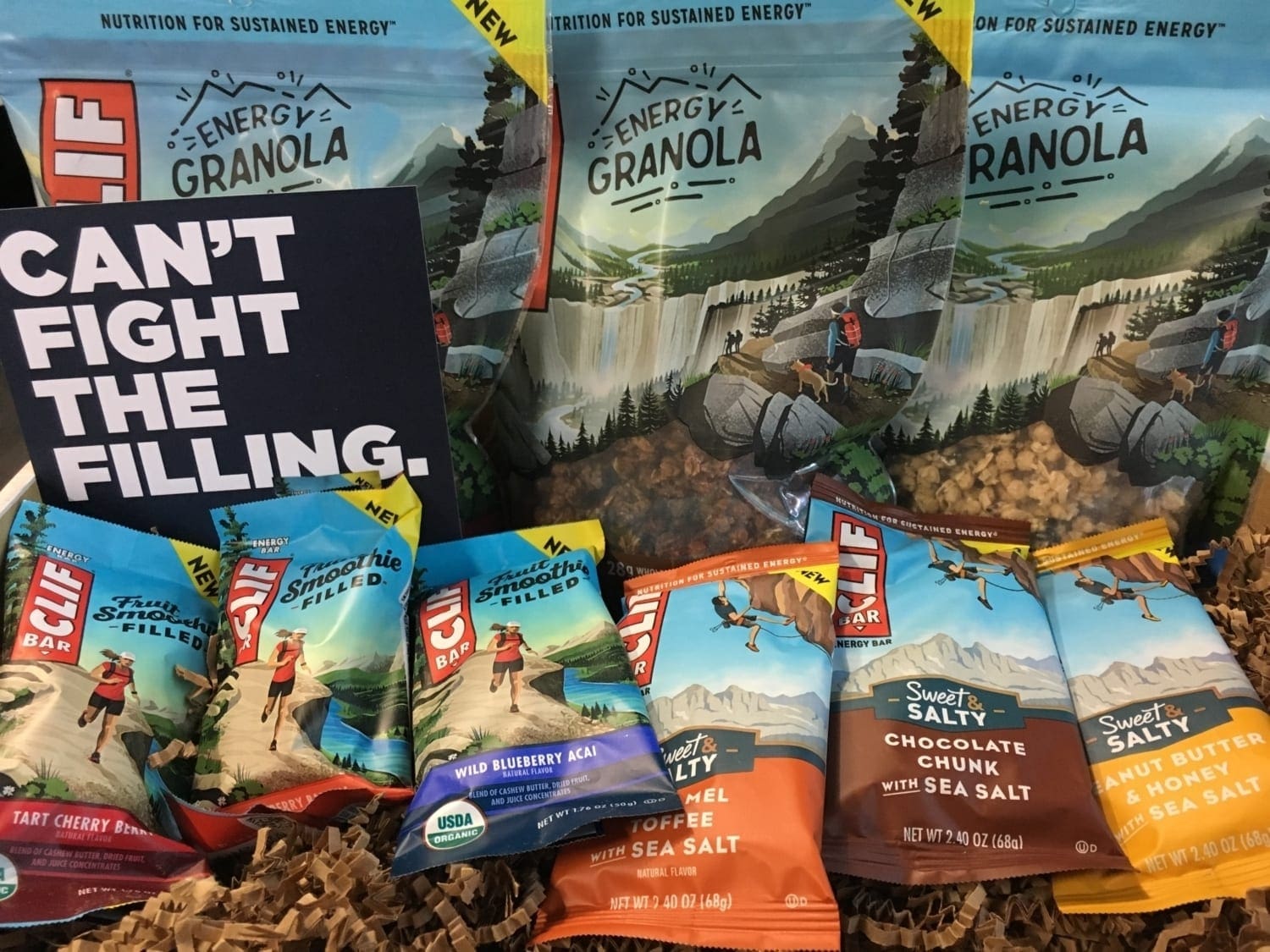 So many Clif Bar products to choose from!