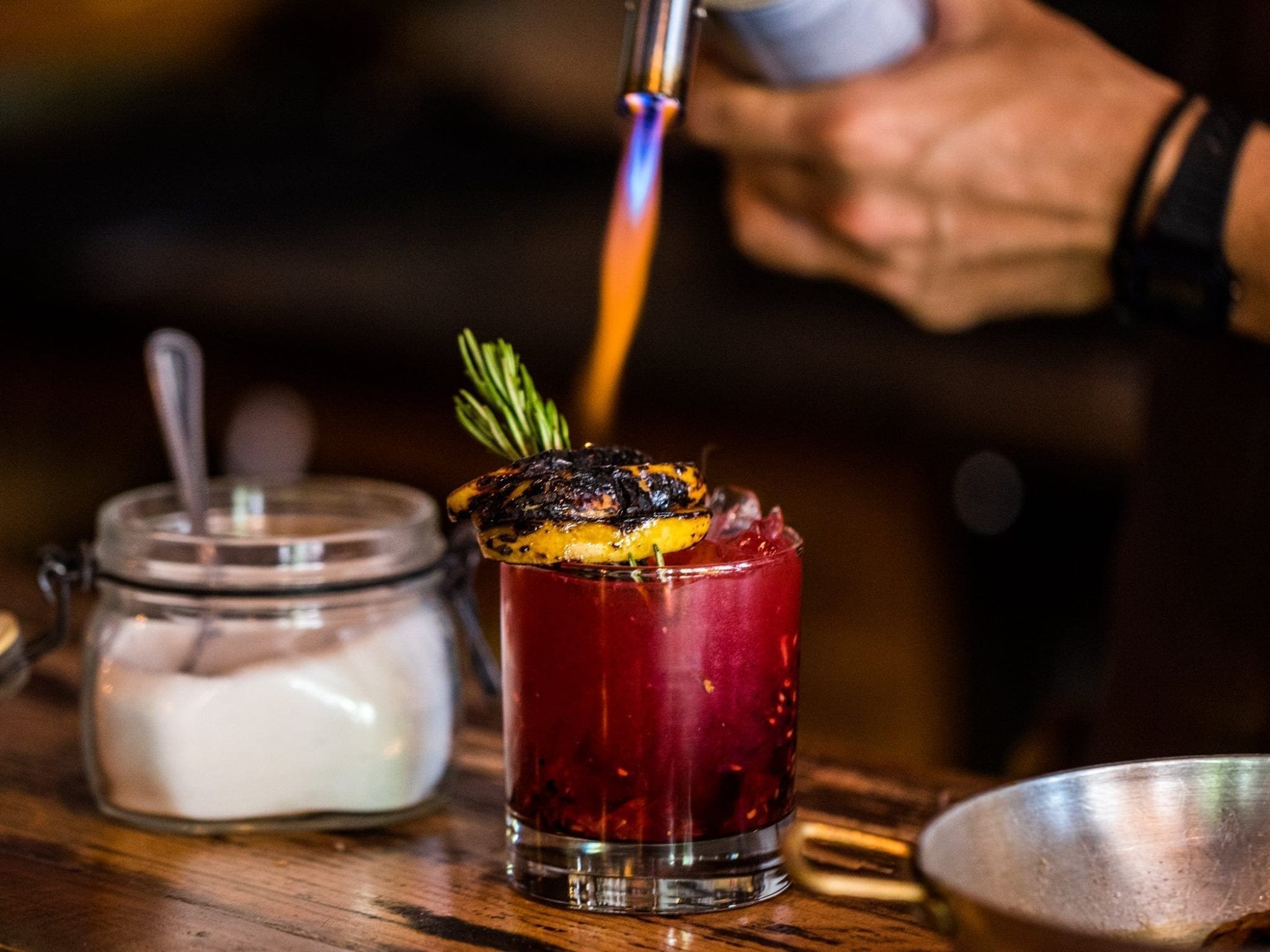 The craft cocktails at Buenos Aires Cafe are top-notch, one of the Austin Marathon's favorite East Austin restaurants.