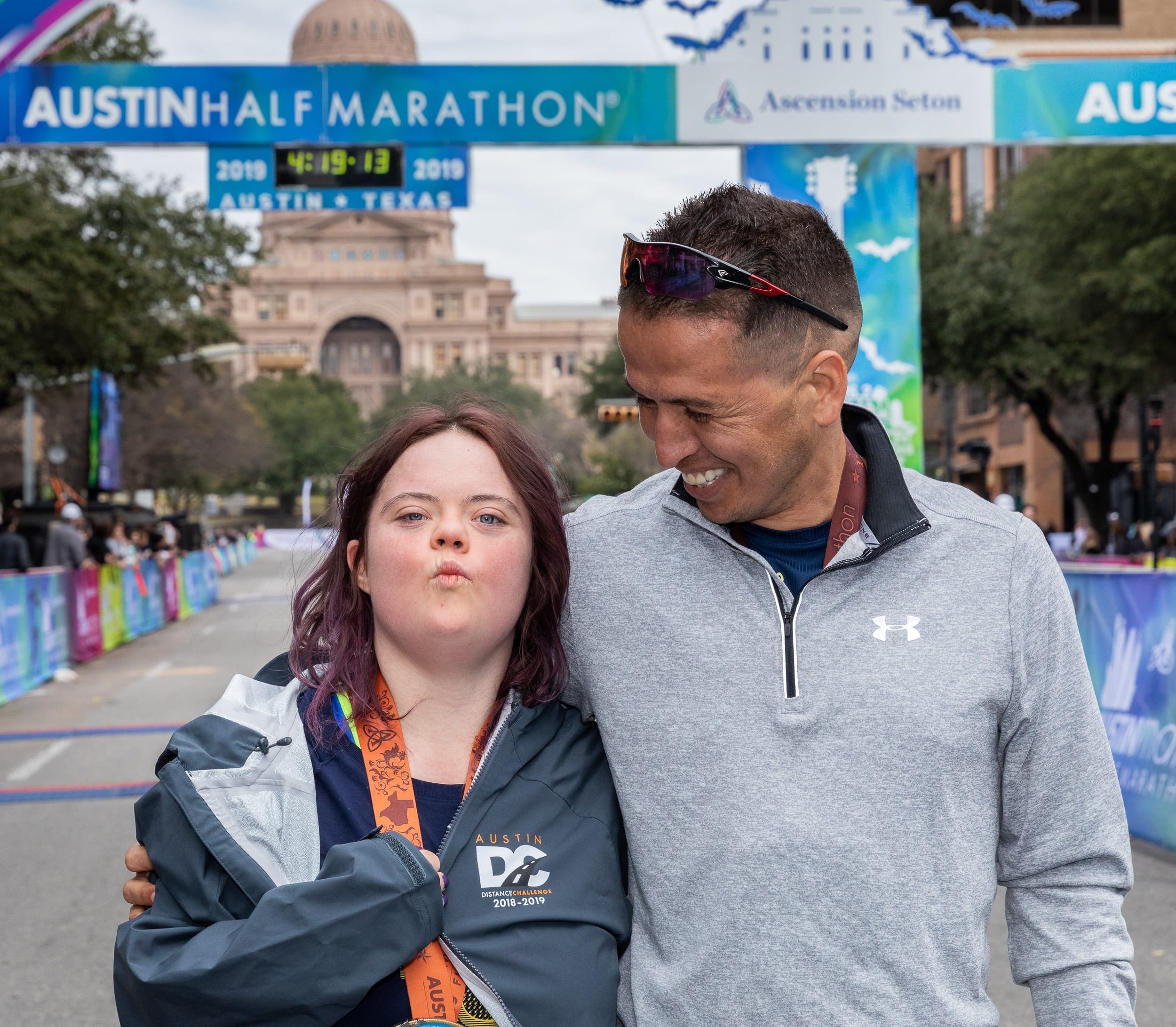 Kayleigh Williamson, the first runner with Down syndrome to cross the Austin Half Marathon finish line, is putting her mark on the world through running.