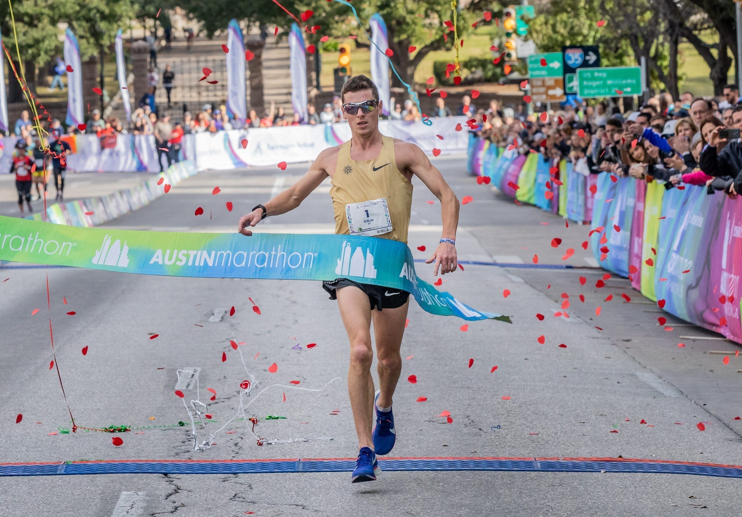 HeJoey Whelan, 2019 Austin Marathon champ, was a member of the Elite Athlete Program.