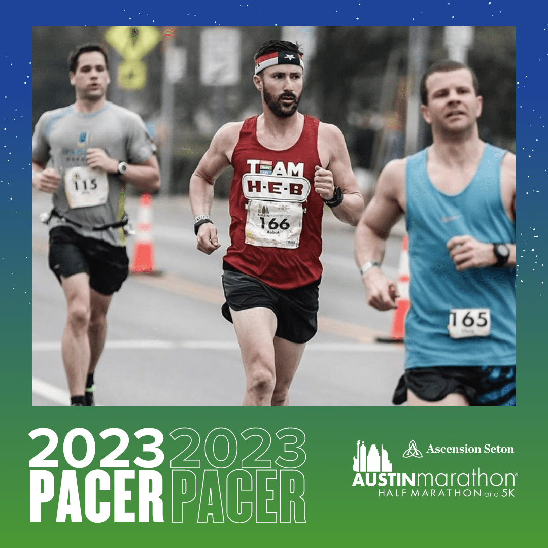 Runners pacing in Austin Marathon 2023 Runners pacing in Austin Marathon 2023