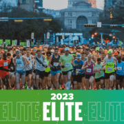 2023 elite race runners at starting line