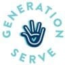 Generation Serve logo with stylized helping hand