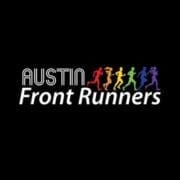 Austin Front Runners rainbow running logo Austin Front Runners rainbow running logo