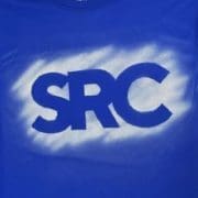 Blue t-shirt with SRC logo Blue t-shirt with SRC logo