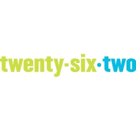 twenty-six two logo green and blue twenty-six two logo green and blue