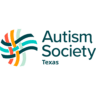 Autism Society Texas logo with colorful woven emblem