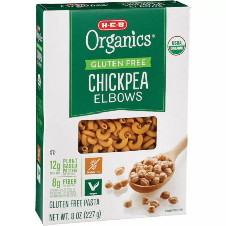 H-E-B Organics gluten-free chickpea elbow pasta