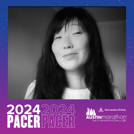 Smiling portrait of 2024 Austin Marathon pacer