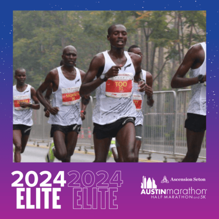 Elite runners at 2024 Austin Marathon