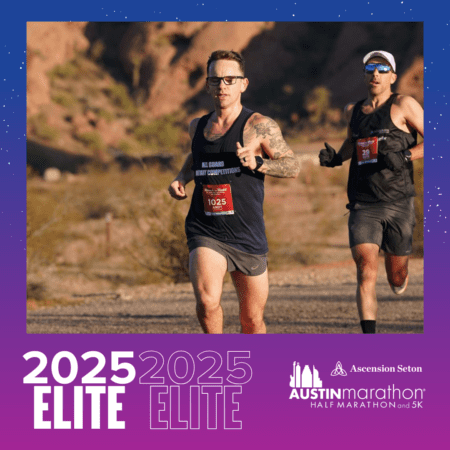 Elite runners competing at Austin Marathon Elite runners competing at Austin Marathon