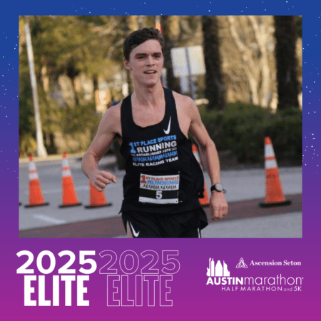 Elite runner in Austin Half Marathon 2025 Elite runner in Austin Half Marathon 2025
