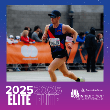 Elite runner racing at Austin Marathon Elite runner racing at Austin Marathon