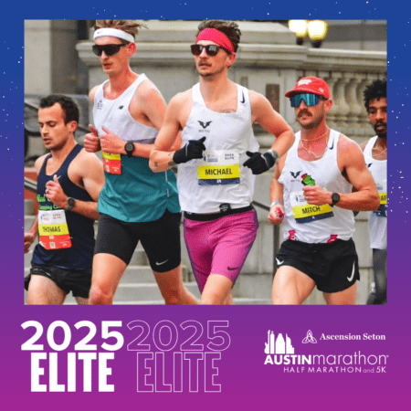Elite marathon runners racing in Austin 2025 Elite marathon runners racing in Austin 2025