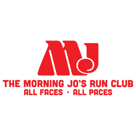 Red logo for "The Morning Jo’s Run Club" featuring stylized "MJ" letters above the slogan "ALL FACES · ALL PACES" on a black background, perfect for those seeking Austin running groups and free group runs. Austin Marathon Half Marathon & 5K Red logo for "The Morning Jo’s Run Club" featuring stylized "MJ" letters above the slogan "ALL FACES · ALL PACES" on a black background, perfect for those seeking Austin running groups and free group runs. Austin Marathon Half Marathon & 5K