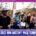 Runners participate in a marathon, with one man in sunglasses and a blue tank top leading, as others follow. A purple banner below promotes 2027 RUN AUSTIN Pace Team applications. Austin Marathon Half Marathon & 5K